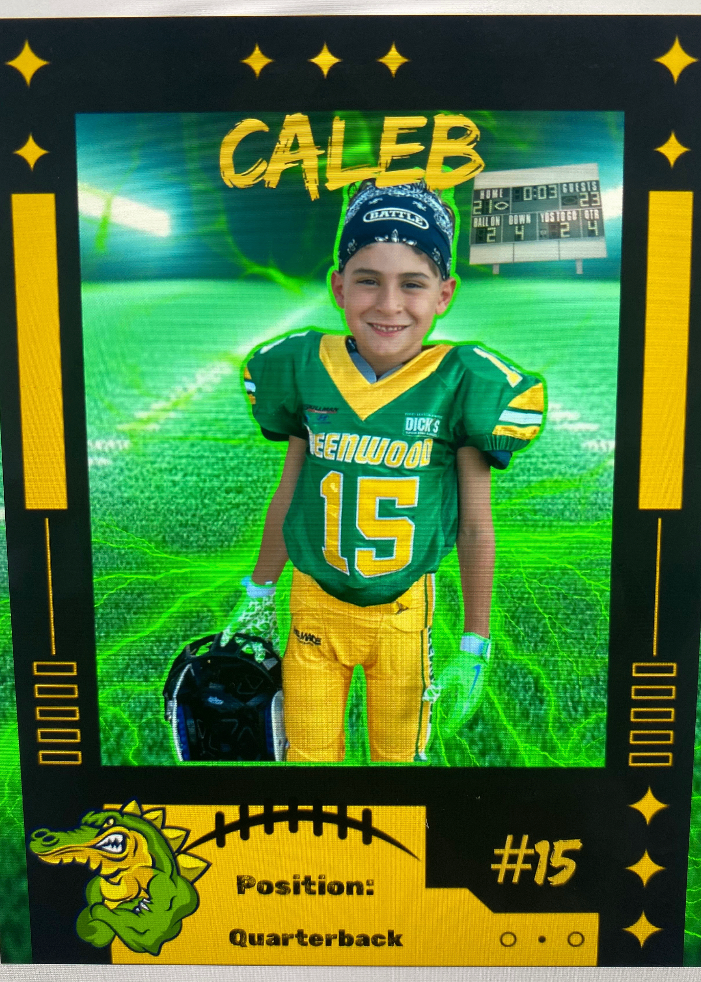 Rookie Player's Trading Card