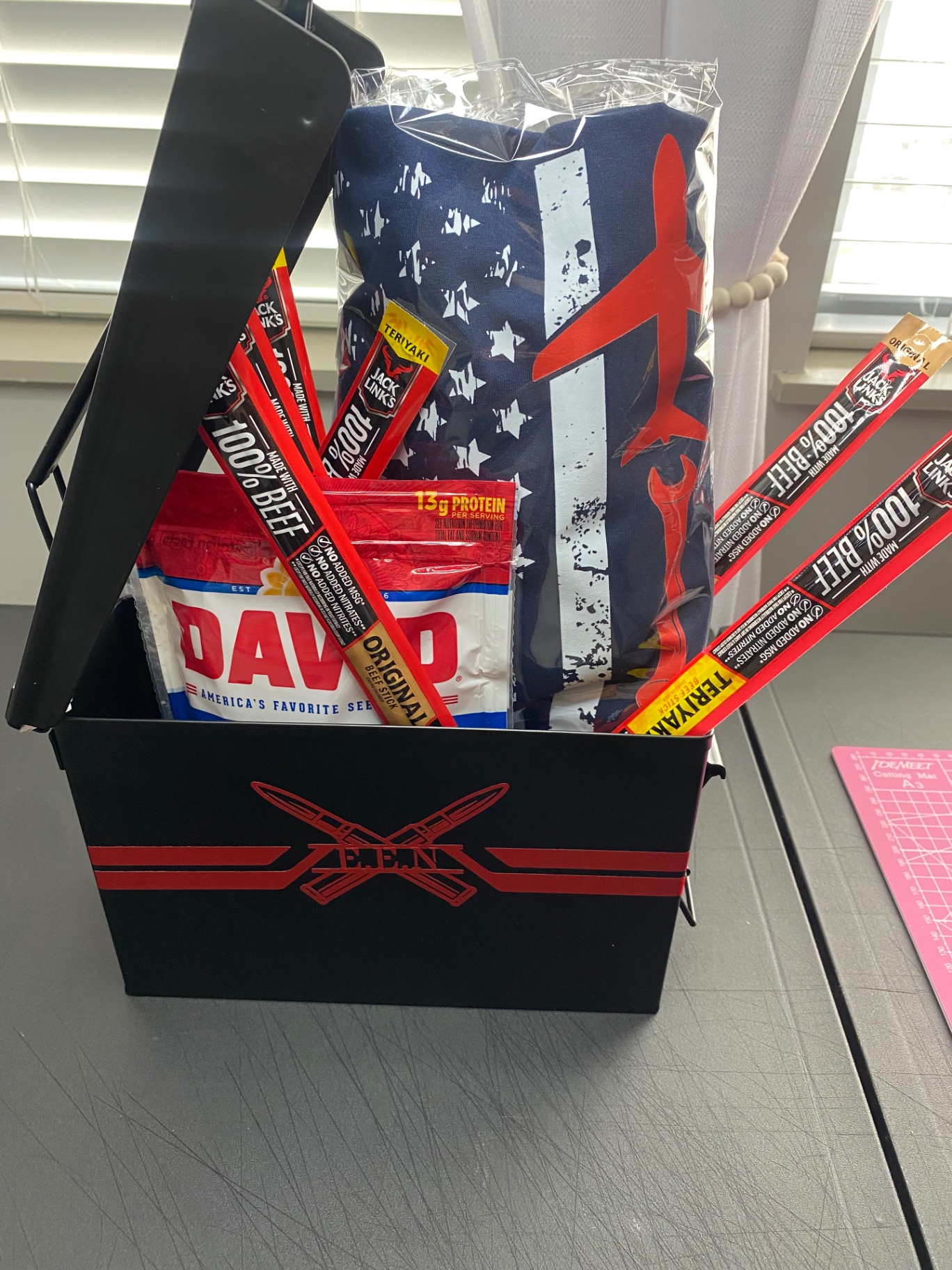 Custom ammo box gift set